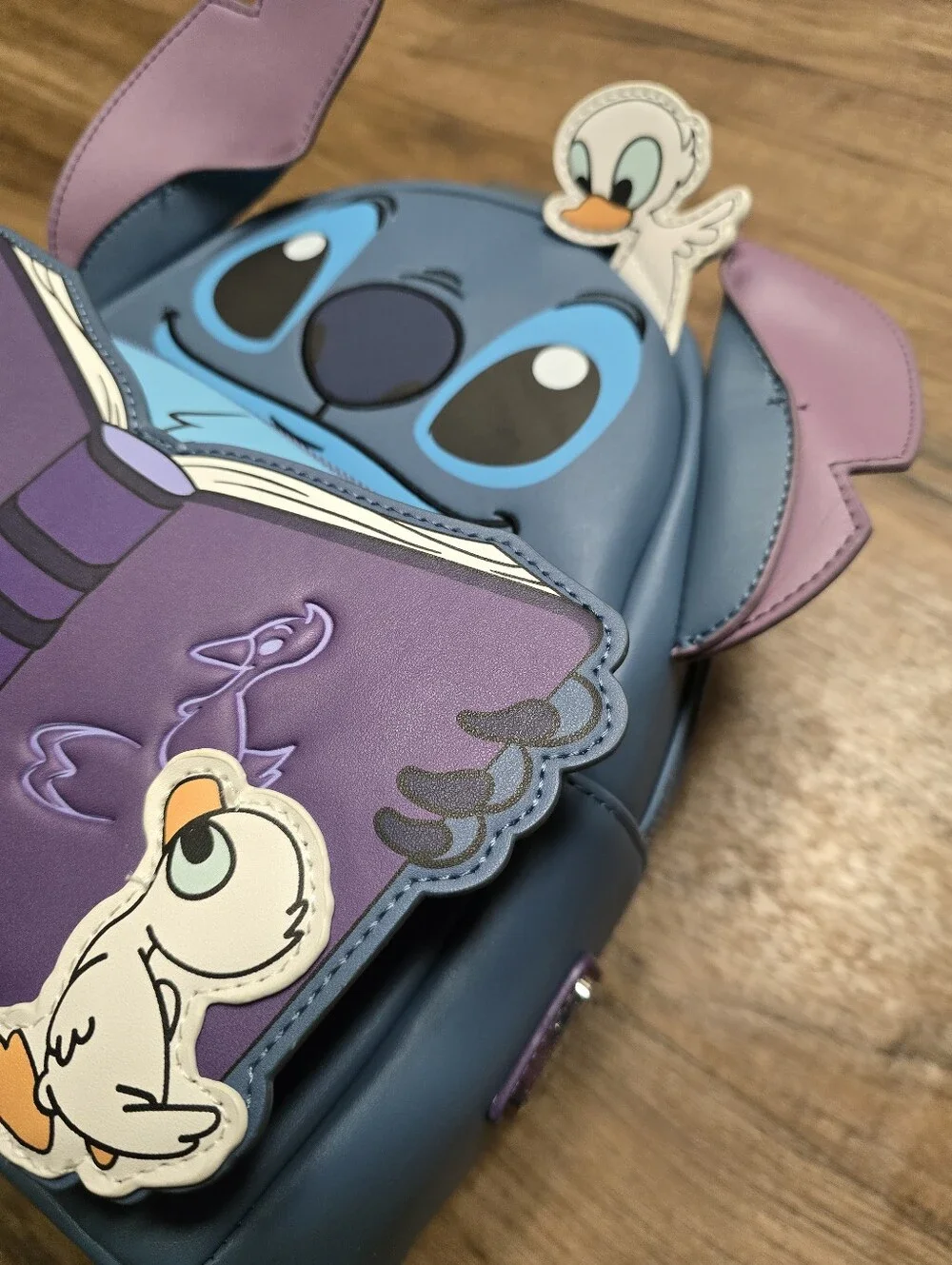 Nwt! Loungefly Disney Lilo And Stitch Story Time Duckies Mini Backpack